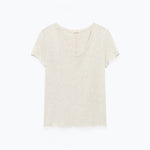 American Vintage Sonoma T-Shirt SS19 #SON33 | SHEEN UNCOVERED, polar melange
