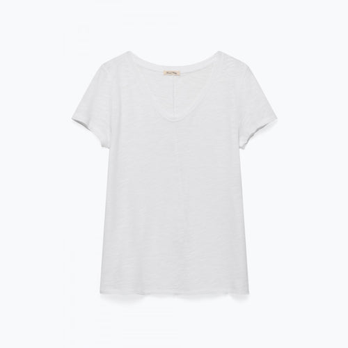 American Vintage Sonoma T-Shirt SS19 #SON33 | SHEEN UNCOVERED, white
