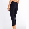 Hanro Cropped yoga pant 078389 | SHEEN UNCOVERED, black